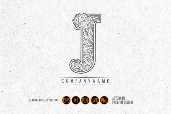 Download Timeless Elegance Letter J Monogram - Timeless elegance Collection