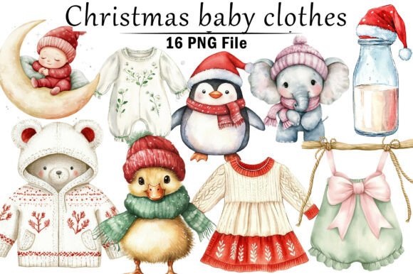 Download Christmas Baby Clothes Clipart - Premium Resources