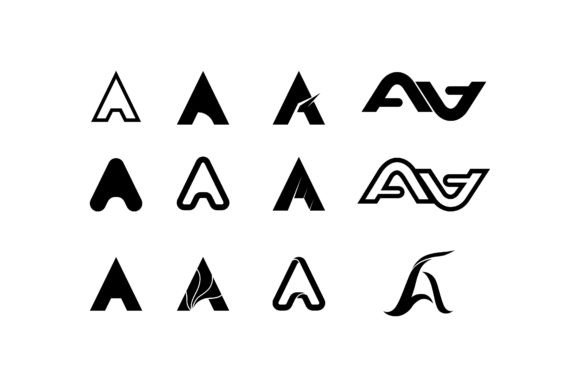 Download A Logo Design Font and a Letter Design - Design font Collection