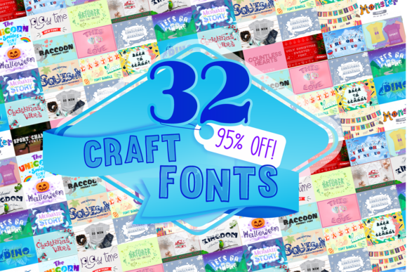 Download Craft Fonts Bundle - Craft font Collection